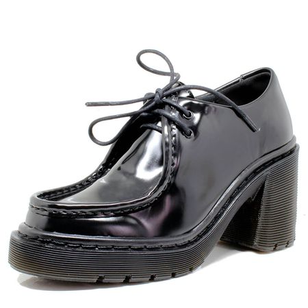 Sapato Plataforma Jasmijn Estilo Veggie Verniz Pre... - ESTILO VEGGIE SHOES