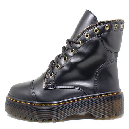 Coturno Estilo Inglês Milano Preto - 1022 - ESTILO VEGGIE SHOES