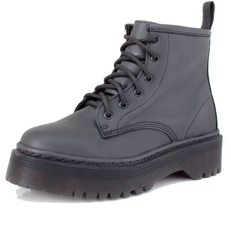 Coturno Estilo Inglês Cano Mid All Black - 1051 - ESTILO VEGGIE SHOES