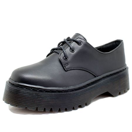 Sapato Colegial Inglês Estilo Veggie Vichy Preto -... - ESTILO VEGGIE SHOES