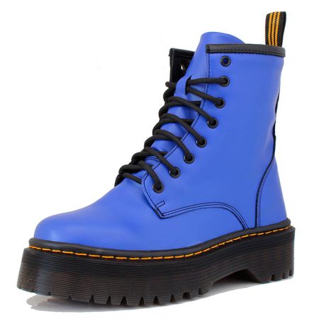 Coturno Estilo Inglês Azul Gentiana - 1058 - ESTILO VEGGIE SHOES