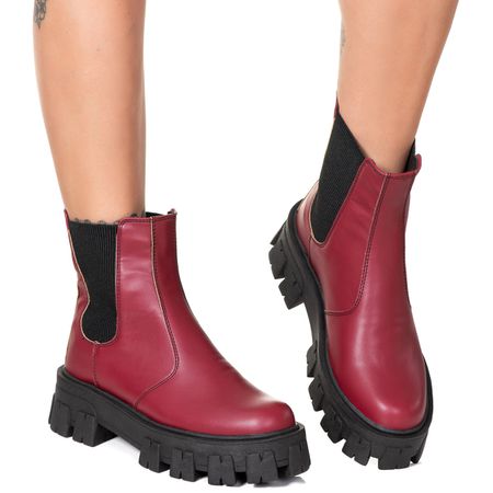 Bota Tratorada Meggie Chelsea Estilo Veggie Bromél... - ESTILO VEGGIE SHOES