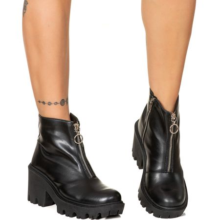 Bota Estilo Veggie Preto Emeliê - 2001 - ESTILO VEGGIE SHOES