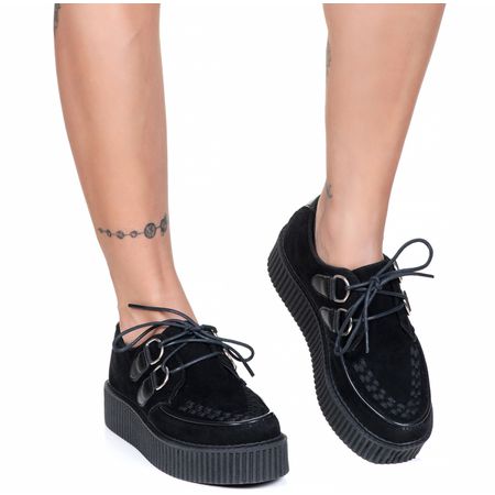 Creeper Acamurçado Preto Estilo Veggie Shoes - Cre... - ESTILO VEGGIE SHOES