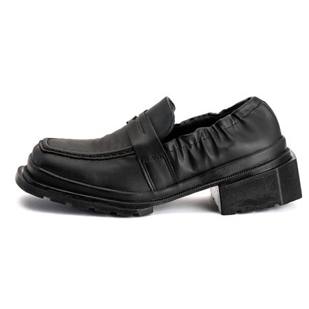 Sapato Mocassim Cano Canelado Sevilha Preto - 1505 - ESTILO VEGGIE SHOES