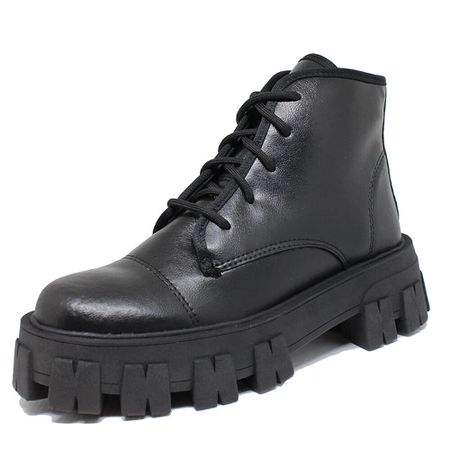 Botinha Ibiza Cano Baixo Estilo Veggie Preto - 397 - ESTILO VEGGIE SHOES