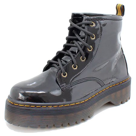 Coturno Tratorado Inglês Estilo Veggie Cano Mid Ve... - ESTILO VEGGIE SHOES