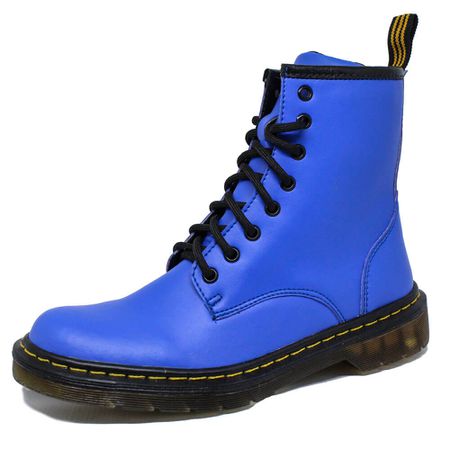 Coturno Inglês Estilo Veggie Azul Baixa - 364 - ESTILO VEGGIE SHOES