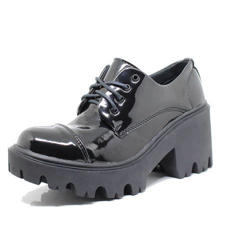 Sapato Estilo Veggie Matilda Verniz Preto - 2004 - ESTILO VEGGIE SHOES