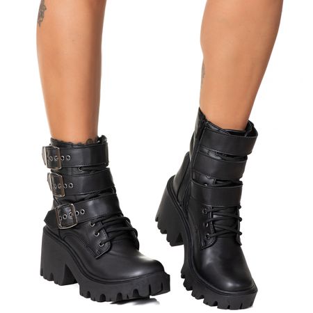 Coturno Estilo Veggie Shoes Lille Preto - 2007 - ESTILO VEGGIE SHOES