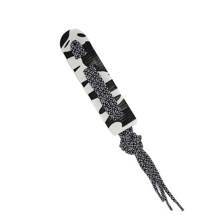 Cadarço Poliéster Redondo Preto e Branco - Cadarço... - ESTILO VEGGIE SHOES