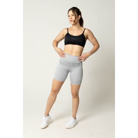 Short Fitness Alice com Recorte Nevoa - FBrazil Store