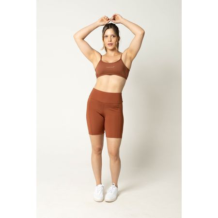 Short Fitness Alice com Recorte Âmbar - FBrazil Store