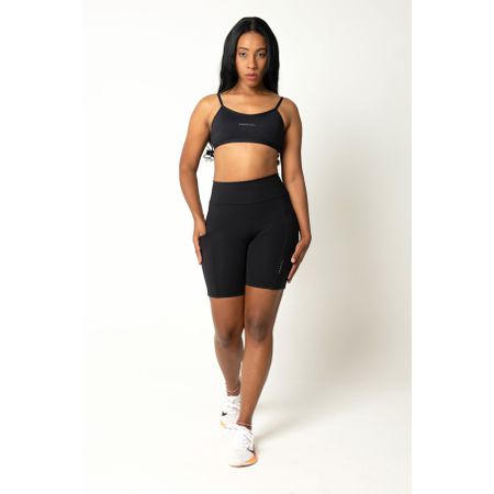 Short Fitness Run Preto com Bolso - FBrazil Store