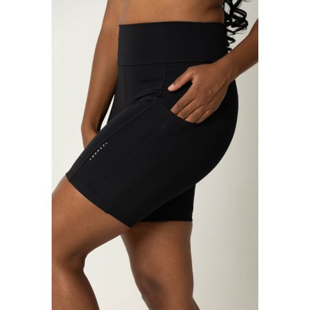 Short Fitness Run Preto com Bolso - FBrazil Store