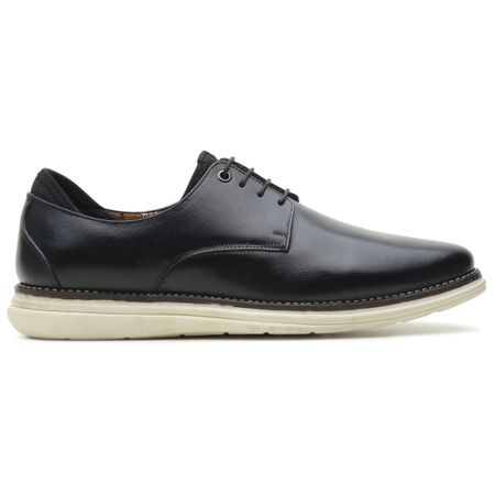 SAPATO CASUAL DERBY MÔNACO BLACK - Grife Couro