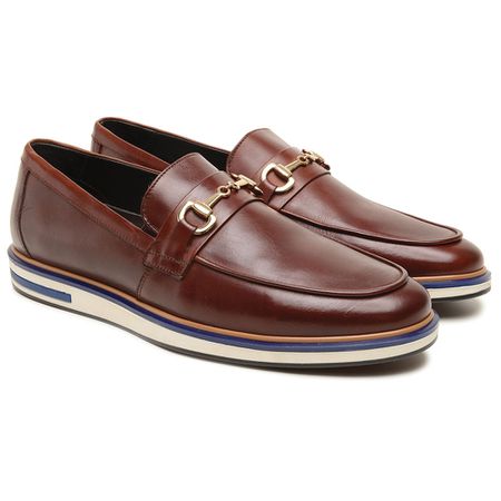SAPATO CASUAL LOAFER LUCA MOURO - Grife Couro