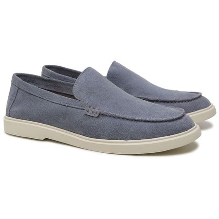 MOCASSIM FIRENZE CAMURÇA AZUL JEANS - Grife Couro