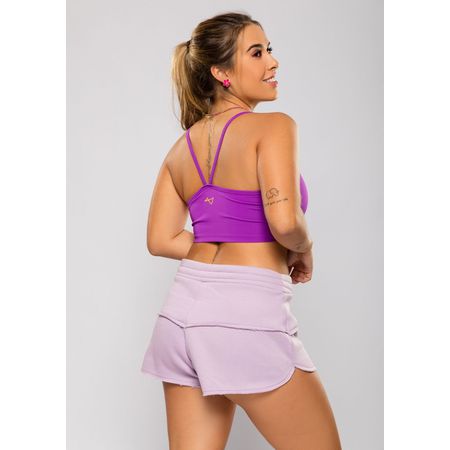 Short Babi Moletom Lilas - JB183 - JBXSPORT