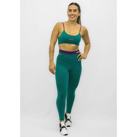 Calça Legging Profile Mix Verde - 6275 - JBXSPORT