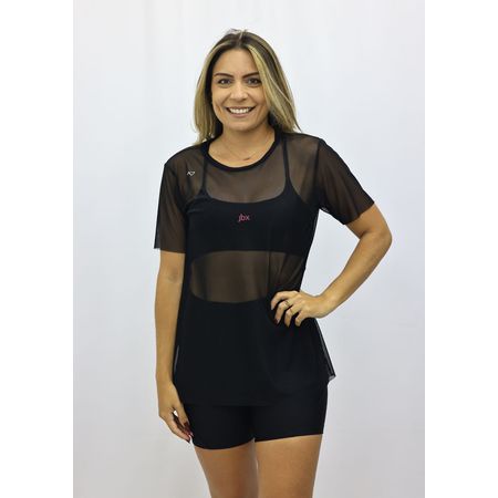 Babylook Tule Preta - 6547 - JBXSPORT