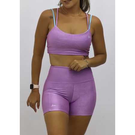 Short Fit Glow Lilas - 7121 - JBXSPORT