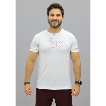 Camiseta Jbx Shape Branca det. Coral - 7231 - JBXSPORT
