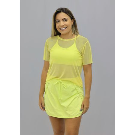 Babylook Tule Amarela - 7371 - JBXSPORT