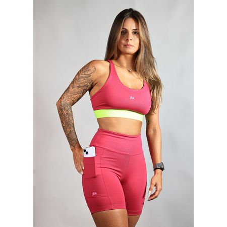 Short Pocket Cereja - 7828 - JBXSPORT