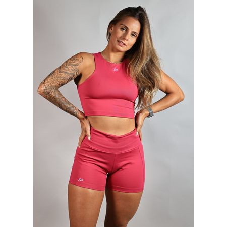 Short Fit Pocket Cereja - 7820 - JBXSPORT