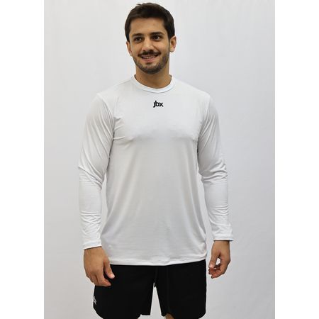 Camiseta Manga Longa Branca - 8261 - JBXSPORT
