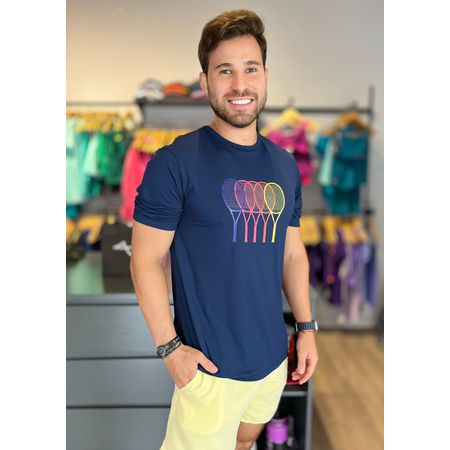 Camiseta Raquete Marinho - 5667 - JBXSPORT