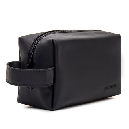 NECESSAIRE CLASSIC EM COURO PRETO - Don Matuto | Botinas Premium