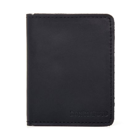 CARTEIRA SLIM VERTICAL CLASSIC PRETA - Don Matuto | Botinas Premium