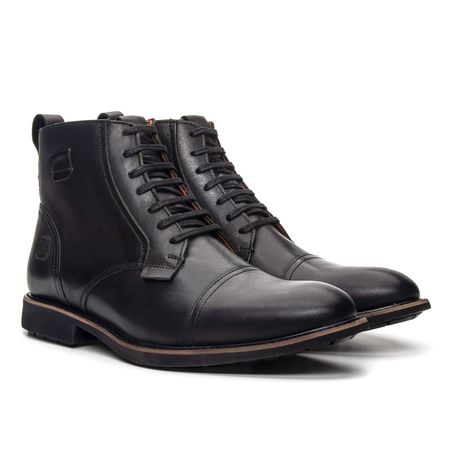 Coturno Conforto Bronco Preto - Don Matuto | Botinas Premium