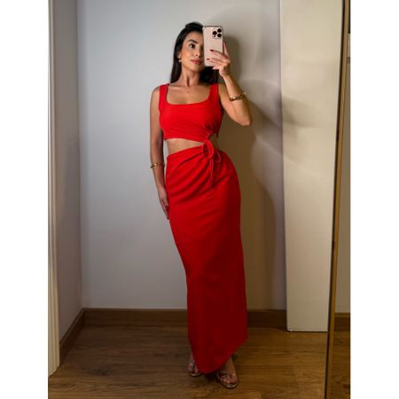 VESTIDO AYLA VERMELHO