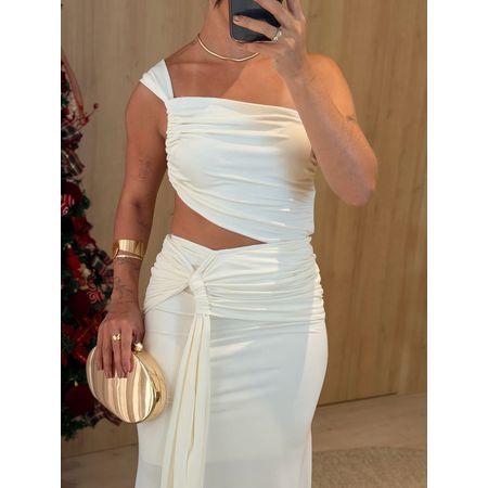 VESTIDO CAROL OFF WHITE