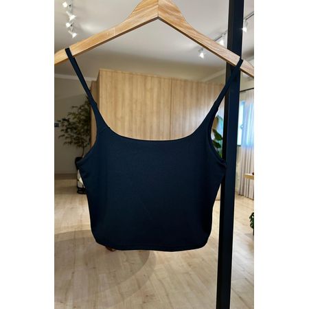 TOP DE ALCINHA PRETO