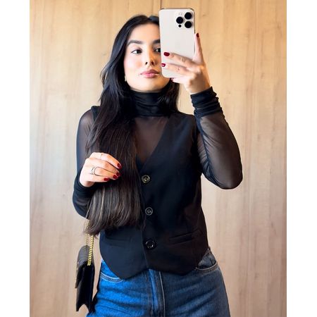 COLETE ALFAIATARIA PRETO