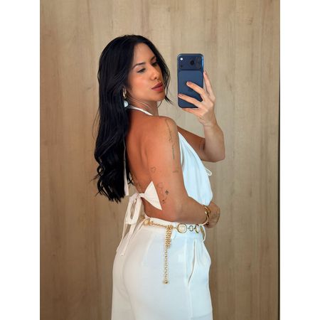 TOP FRENTE ÚNICA BRANCO