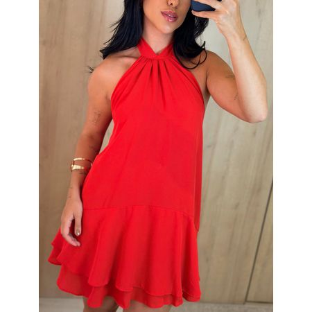 VESTIDO SARA VERMELHO
