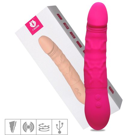 Vibrador Rotativo Recarregável King SI (5596) - Rosa