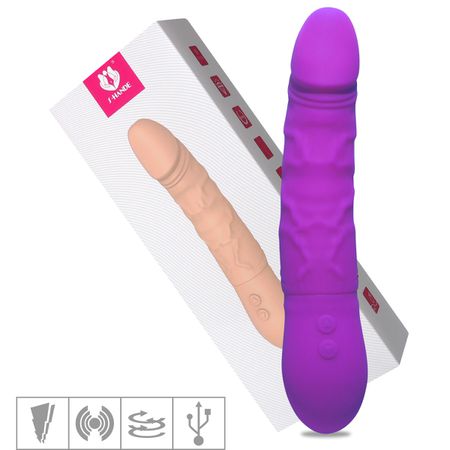 Vibrador Rotativo Recarregável King SI (5596) - Roxo