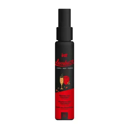*Gel Comestível Hot Lambuze 55ml (ST886). - Morango c/ Champagne