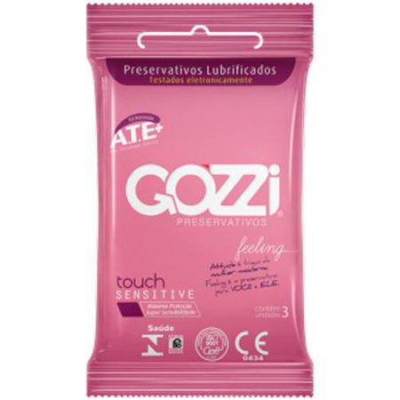 *-Preservativo Gozzi Feeling 3un Validade 02/22 (17564) - Padrão