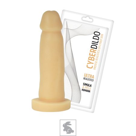 Prótese 14x11cm Articulada Cyber Dildo (CYB04A-17018) - Bege