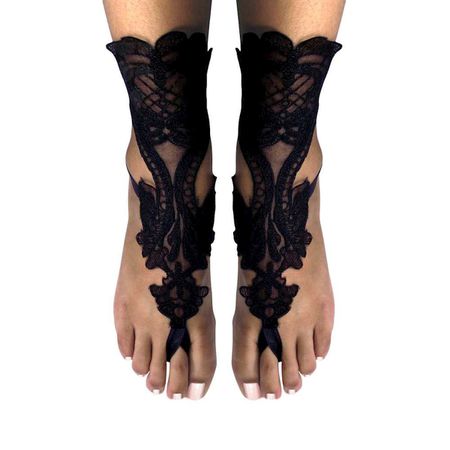 *Sapatilha Romana Rendada (DM5003) - Preto