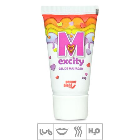 *Lubrificante Beijável M Excity 25g (PB194) - Maçã do Amor