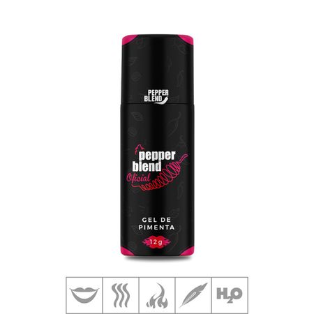 *PROMO - Gel Comestível Pepper Blend Oficial Hot 12g Validade 05/25 (PB213) - Pimenta