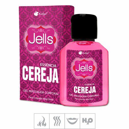 *Gel Comestível Jells Hot 30ml - (ST106) - Cereja